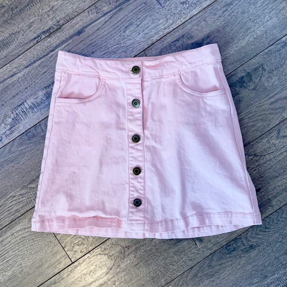 Girls Pastel Pink Skirt